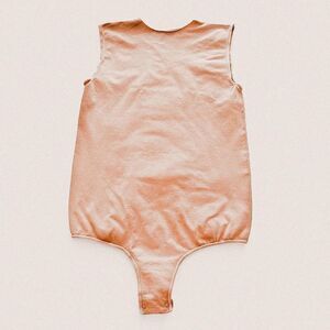 Skims Nude High Neck Shapewear Bodysuit S/M | Kim K Minimalist Essential